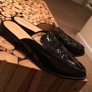 London Rag Patent Stunning Backless Loafer